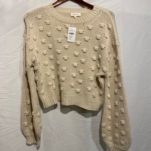 NWT Böhme Cream Dot Sweater🤩